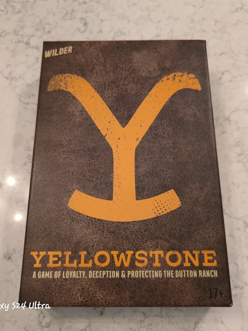 Yellowstone Board Game - Brown & Yellow